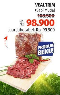 Promo Harga Sapi Veal Trim  - Lotte Grosir