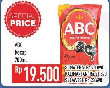 Promo Harga ABC Kecap Manis 700 ml - Hypermart