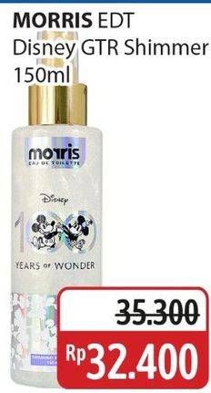 Promo Harga Morris Shimmer Perfume Eau de Toilette Disney 150 ml - Alfamidi