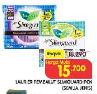 Promo Harga Laurier Super Slimguard Night 35cm 8 pcs - Superindo