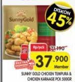 Promo Harga Sunny Gold Chicken Tempura/Karage  - Superindo