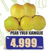 Promo Harga Pear Xiang Lie per 100 gr - Hari Hari