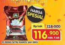 Promo Harga FS Beras Setra Ramos 10 kg - Superindo
