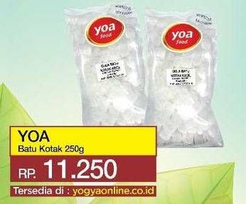 Promo Harga YOA Gula Batu Kotak 250 gr - Yogya