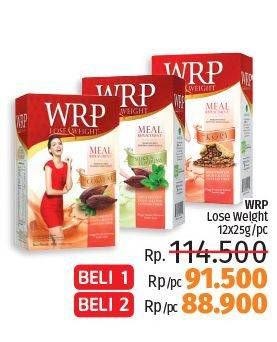 Promo Harga WRP Lose Weight Meal Replacement 12 pcs - LotteMart