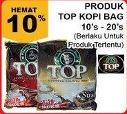 Promo Harga TOP COFFEE Kopi Bag 10s, 20s  - Giant