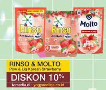 Rinso Liquid Detergent/Molto Pewangi