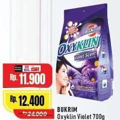 Promo Harga Bukrim Oxy Klin Powder Violet Scent 700 gr - Alfamart