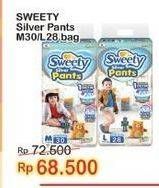 Promo Harga Sweety Silver Pants L28, M30 28 pcs - Indomaret