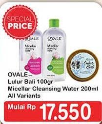 Promo Harga OVALE Lulur Bali/Micellar Water  - Hypermart