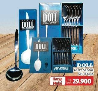Promo Harga SUPER DOLL Dinner Spoon 6 pcs - Lotte Grosir