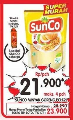 Promo Harga SUNCO Minyak Goreng 2 ltr - Superindo