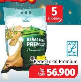 Promo Harga Save L Beras Lokal Premium 5 kg - Lotte Grosir