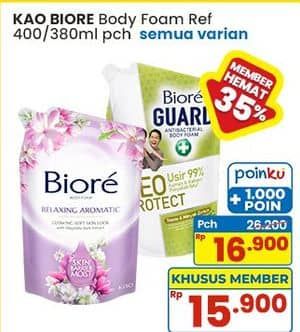 Promo Harga Biore Body Foam Beauty All Variants 400 ml - Indomaret
