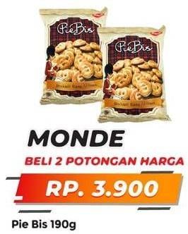 Promo Harga MONDE Piebis 190 gr - Yogya