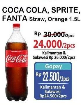 COCA COLA / SPRITE / FANTA Strawberry, Orange 1.5L