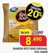 Sharon Roti Sisir Mentega 140 gr Diskon 22%, Harga Promo Rp8.490, Harga Normal Rp11.000