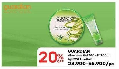 Promo Harga GUARDIAN Aloe Vera Gel  - Guardian