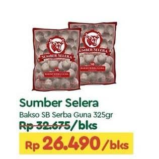 Promo Harga Sumber Selera Bakso Sapi SB Serba Guna 25 pcs - TIP TOP