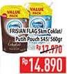 Promo Harga Frisian Flag Susu Kental Manis Cokelat, Putih 545 gr - Hypermart