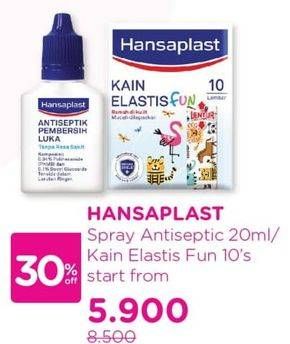 Promo Harga Hansaplast Antiseptic Spray/Kain Elastis Fun  - Watsons