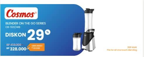 Promo Harga Cosmos CB-522 Blender  - Electronic City