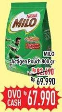 Promo Harga MILO ActigenE 3in1 800 gr - Hypermart