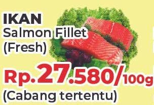 Promo Harga Salmon Fillet per 100 gr - Yogya