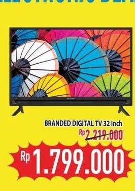 Promo Harga Branded Digital TV 32 Inch  - Hypermart