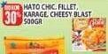 Promo Harga Chicken Fillet, Chicken Karage, Cheesy Blast 500gr  - Hypermart