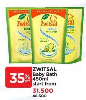 Promo Harga Zwitsal Classic Baby Bath 450 ml - Watsons