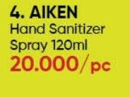 Promo Harga AIKEN Hand Sanitizer Spray 120 ml - Guardian