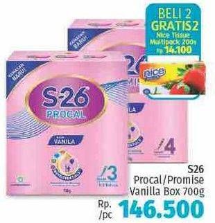 Promo Harga S26 Procal/Promise Susu Pertumbuhan Vanilla 700 gr - LotteMart