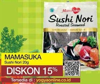 Promo Harga MAMASUKA Sushi Nori 20 gr - Yogya