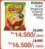 Promo Harga Kusuka Keripik Singkong Original, Balado 180 gr - Alfamidi