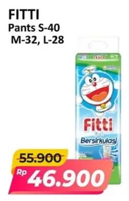 Promo Harga Fitti Pants S40, M32, L28 28 pcs - Alfamart