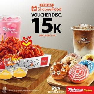 Promo Harga Richeese Factory Fire Chicken  - Richeese Factory