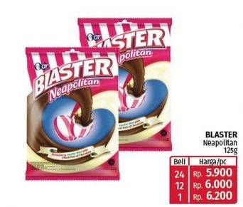 Promo Harga Blaster Candy Neapolitan 125 gr - Lotte Grosir