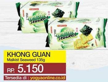 Promo Harga KHONG GUAN Malkist Seaweed 135 gr - Yogya