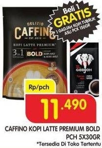 Promo Harga Caffino Kopi Latte 3in1 Bold per 5 sachet 30 gr - Superindo