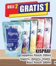 Promo Harga Kispray Pelicin Pakaian Elegante Sapphire, Segeris, Amoris, Violet, Bluis 280 ml - Hari Hari