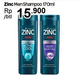 Promo Harga ZINC Men Shampoo 170 ml - Carrefour