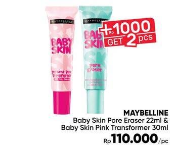 Promo Harga MAYBELLINE Baby Skin Instant Pink Transformer, Instant Pore Eraser  - Guardian