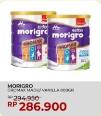Promo Harga Morinaga Morigro GroMax Madu, Vanila 800 gr - Yogya