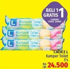 Promo Harga CHOICE L Kamper Toilet 5 pcs - LotteMart