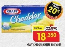 Promo Harga KRAFT Cheese Cheddar 165 gr - Superindo