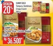 Promo Harga SUNNY GOLD Chicken Nugget/ Stick 500 gr  - Hypermart