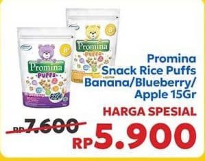 Promo Harga Promina Puffs Pisang, Blueberry, Strawberry Apple 15 gr - Indomaret