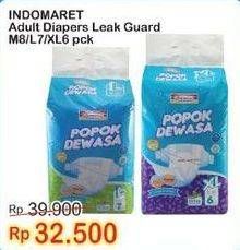 Promo Harga Indomaret Diapers Adult L7, M8, XL6 6 pcs - Indomaret