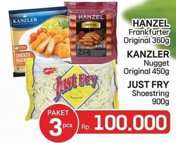 Promo Harga Hanzel, Kanzler, Just Fry  - LotteMart